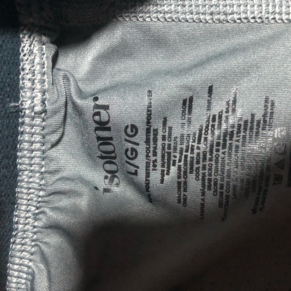 size large gray Isotoner tights